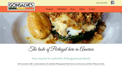 Desktop Screenshot of gonsalvesfoods.com